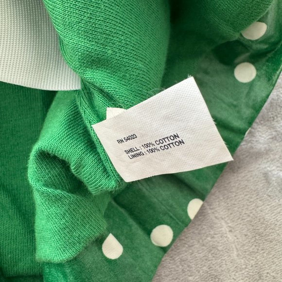 Baby Gap Green Polka Dot Raincoat EUC Sz 18-24 mos - Picture 5 of 8